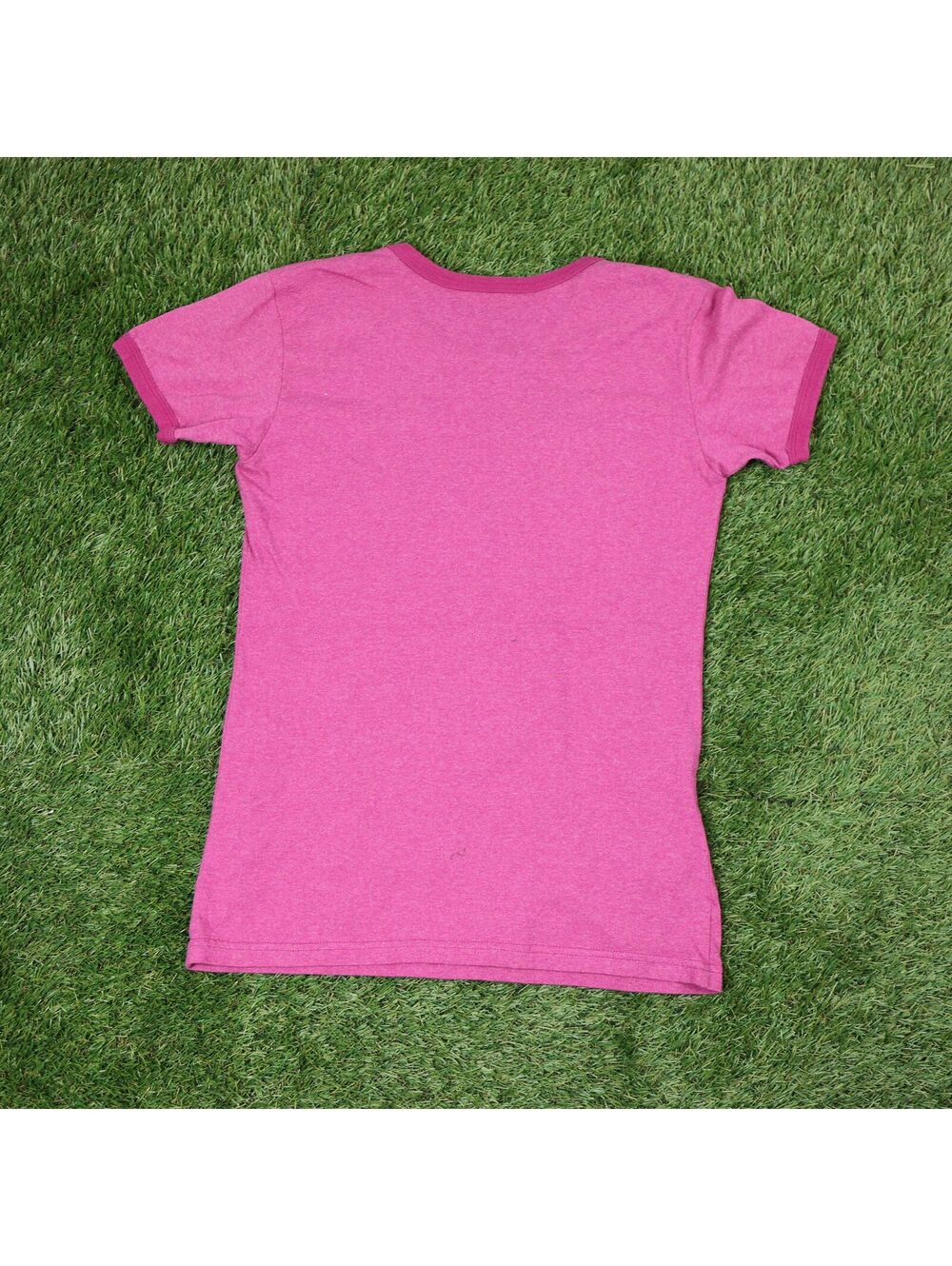Mickey Mouse Pink Ringer T-Shirt - Picture 3 of 4